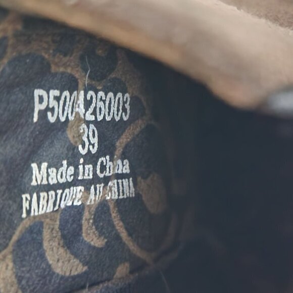 Fly London Phil Brown Suede Leather Ankle Bootie Size 39/8-8.5 - Picture 8 of 11